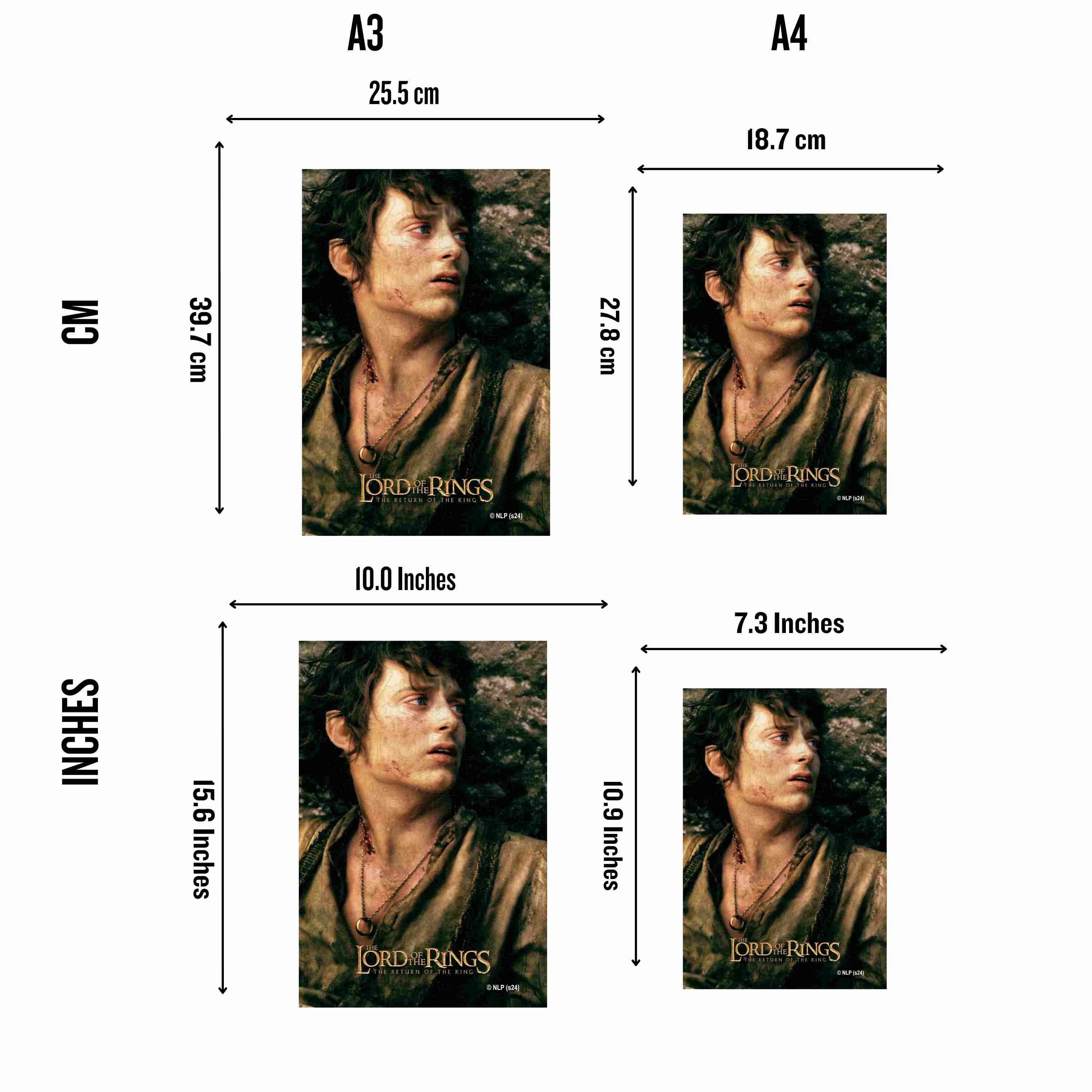 Frodo Baggins - Wooden Jigsaw Puzzle - Image 4