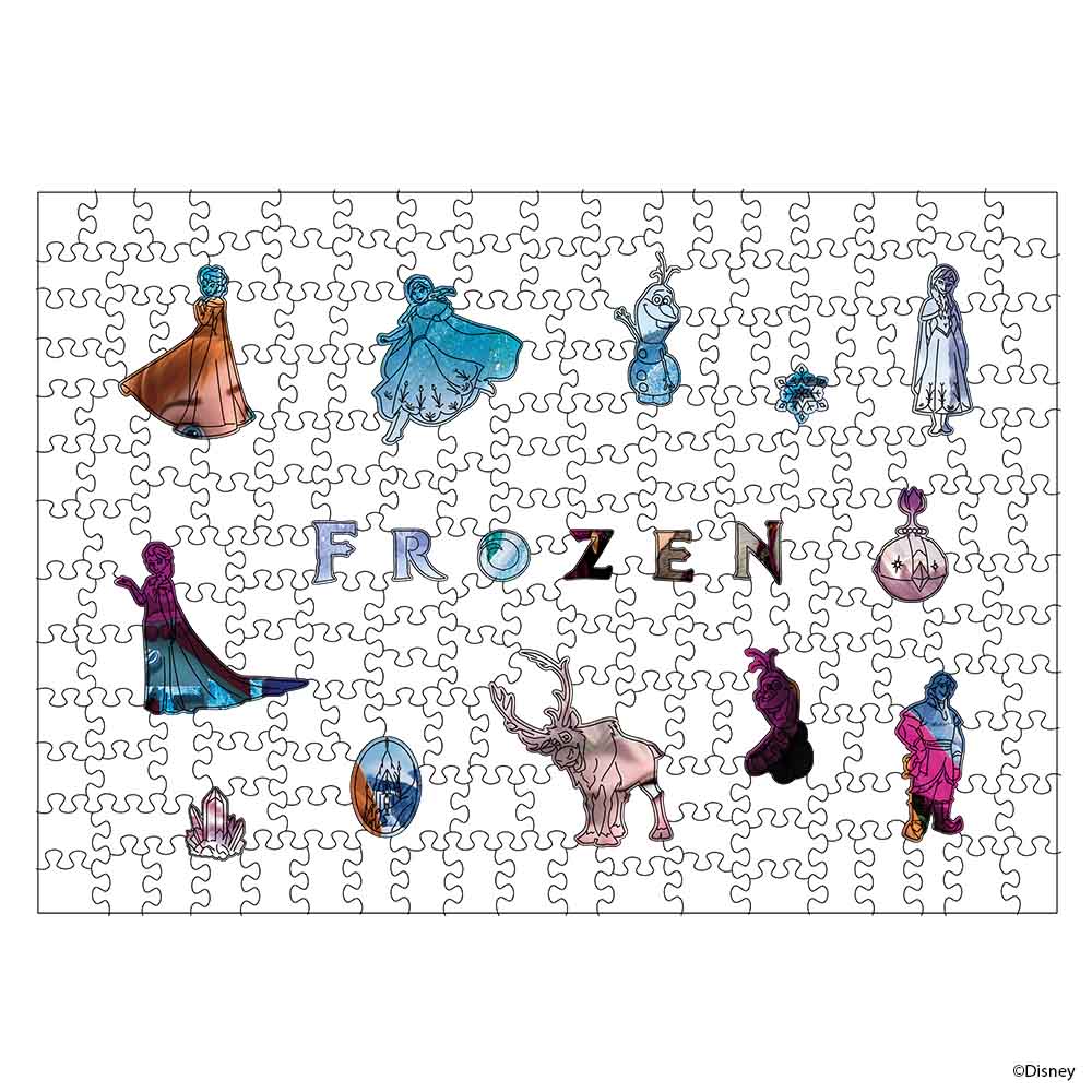 Frozen Family – Wooden Jigsaw Puzzle - Image 2