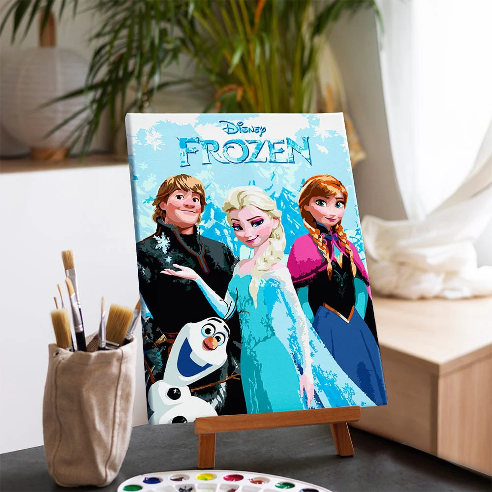 Frozen Friends - Paint By Numbers Kit - Image 2