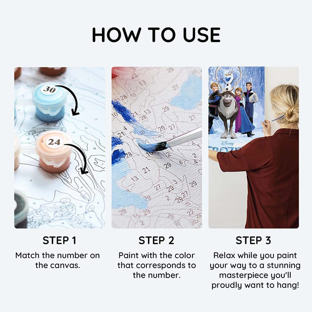 Frozen Journey - Paint By Numbers Kit - Image 3
