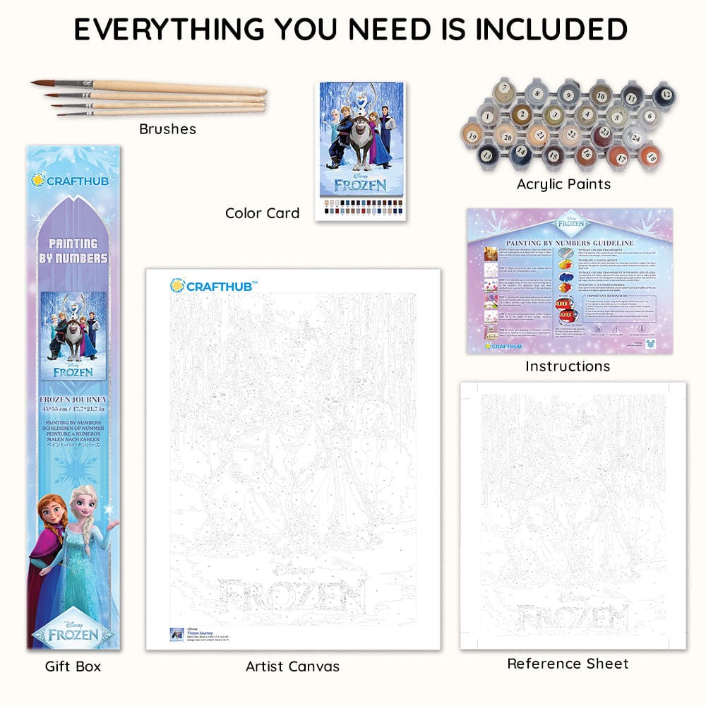 Frozen Journey - Paint By Numbers Kit - Image 4
