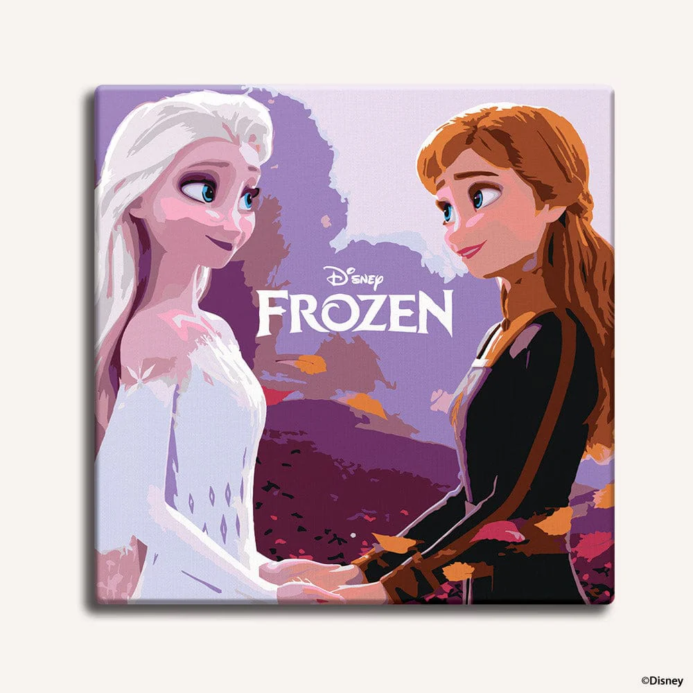 Frozen Sisters - Framed Paint By Numbers Kit