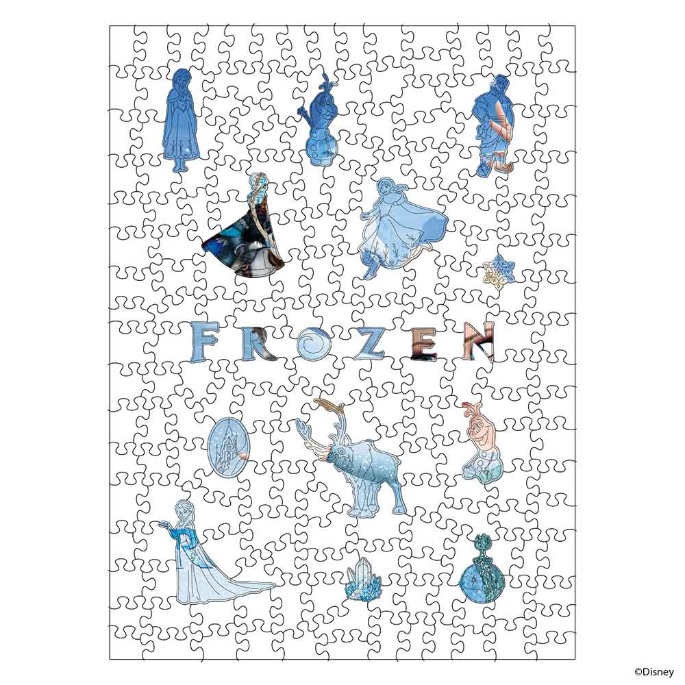 Frozen – Wooden Jigsaw Puzzle - Image 2