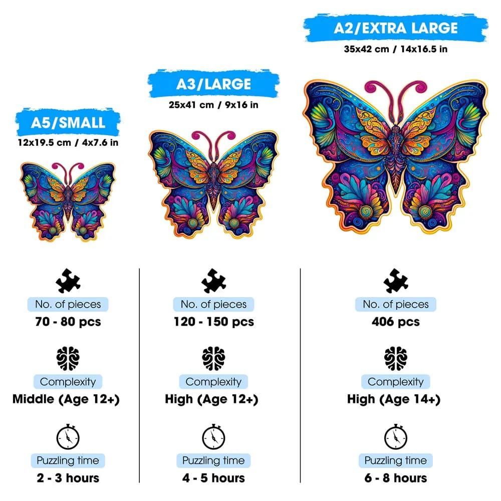 Galaxy Butterfly - Jigsaw Puzzle - Image 3