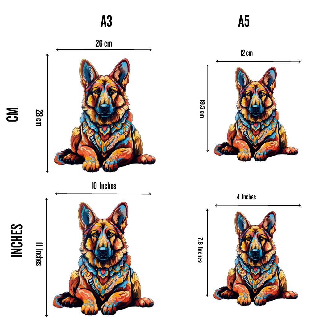 German Shepherd Dog - Jigsaw Puzzle - Image 2
