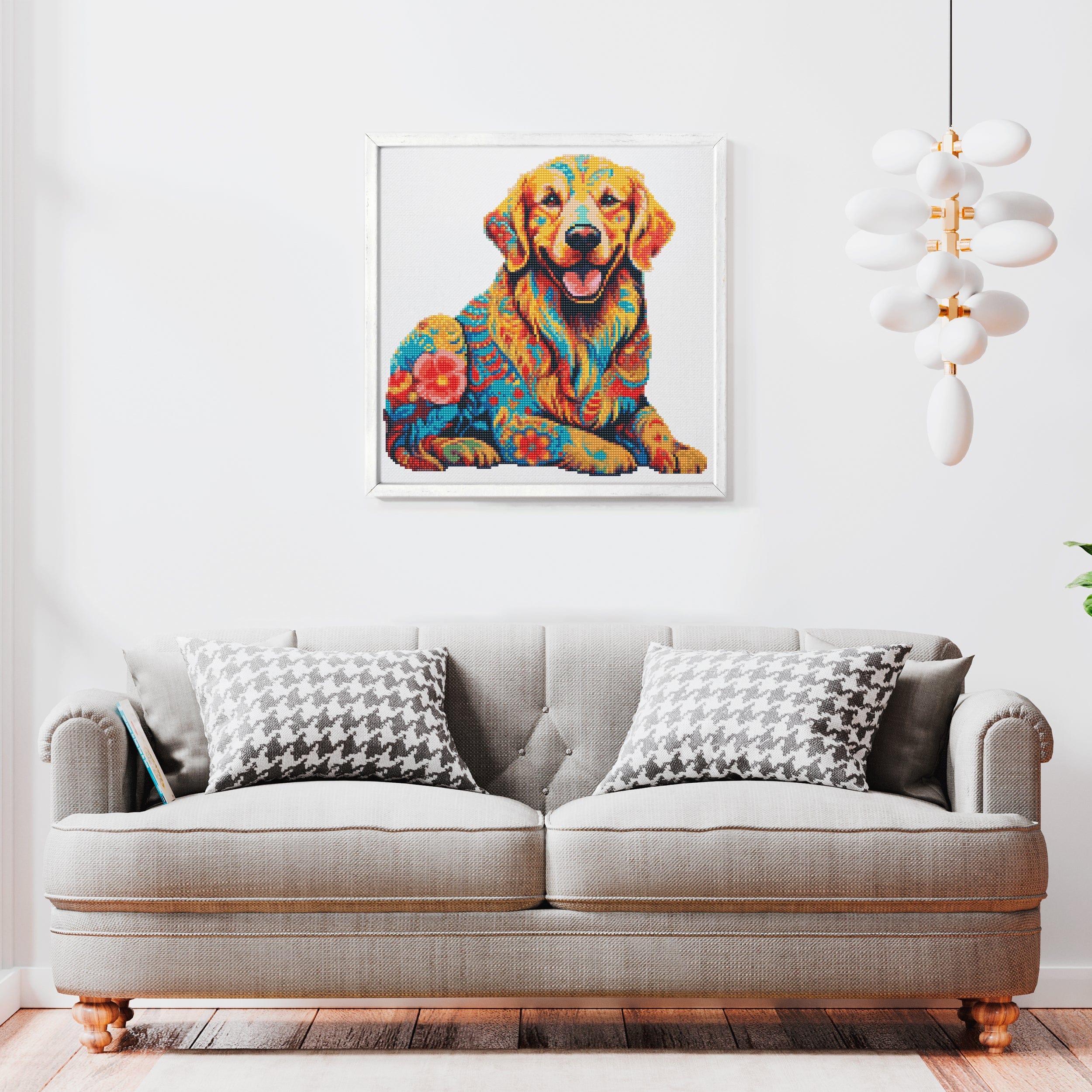 Golden Retriever Dog - Diamond Painting Kit - Image 2