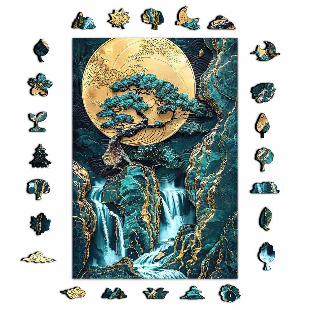 Golden Tree Harmony - Jigsaw Puzzle - Image 2