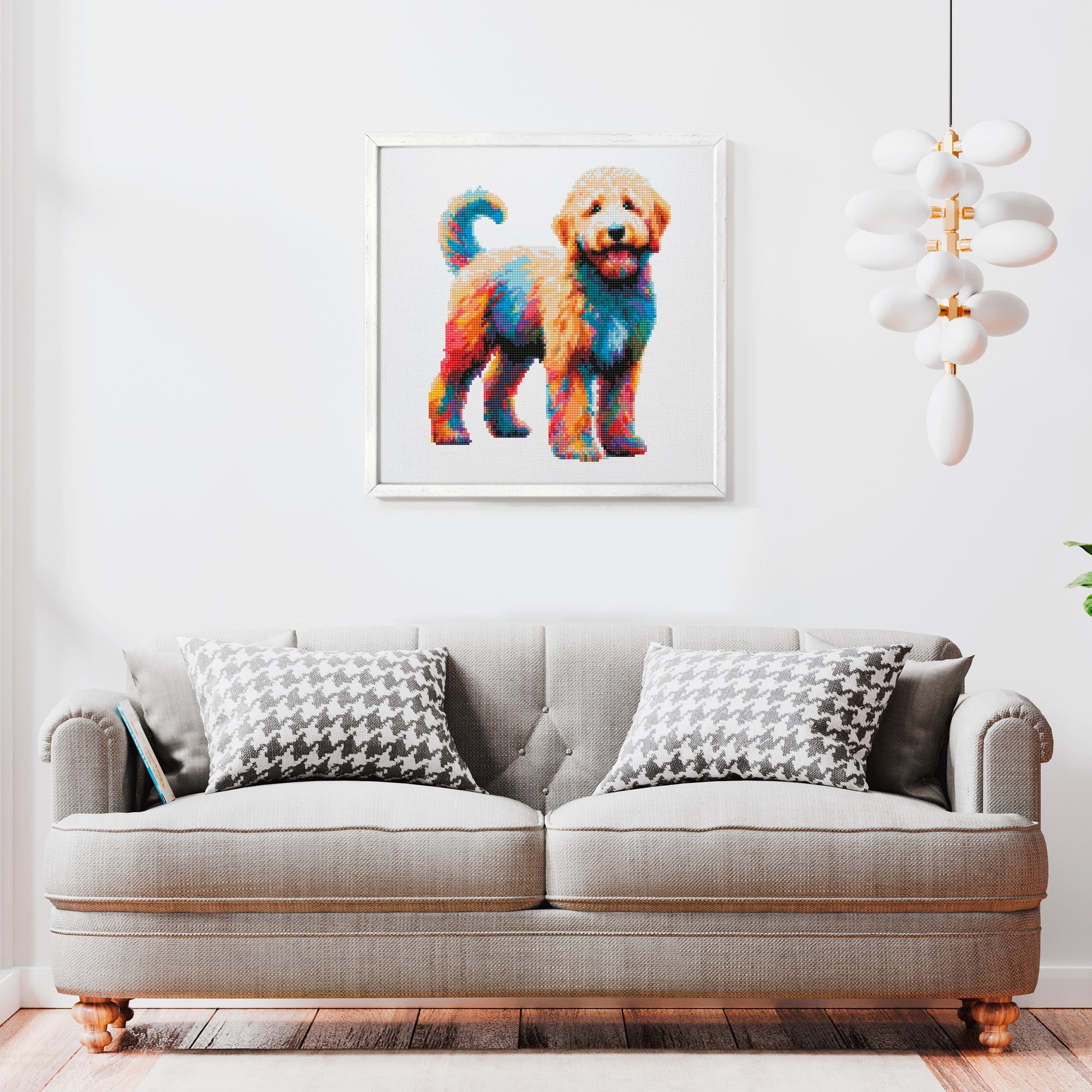 Goldendoodle Dog - Diamond Painting Kit - Image 2