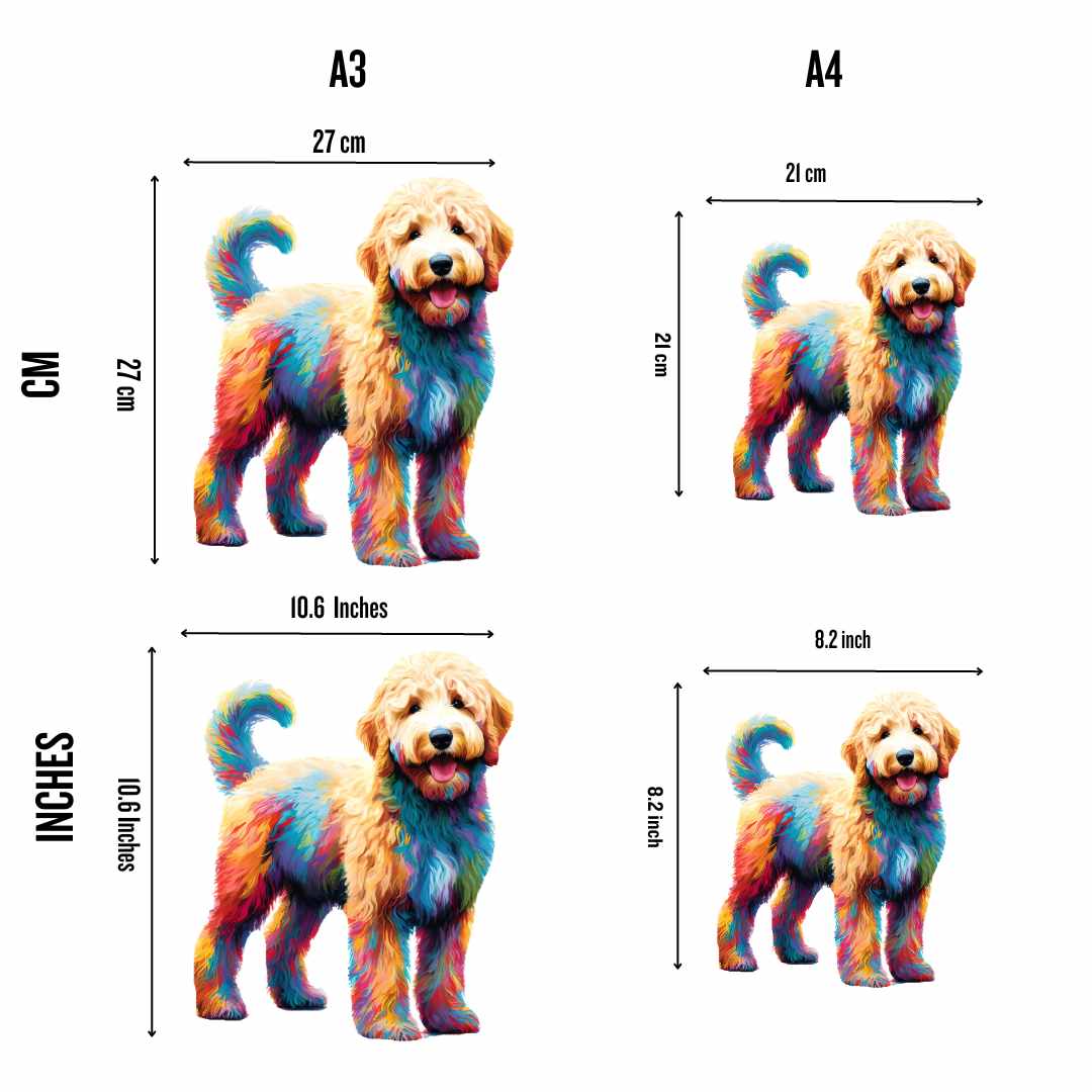Goldendoodle Dog - Jigsaw Puzzle - Image 2