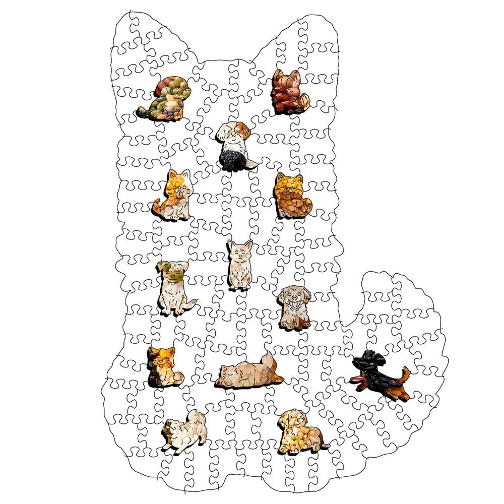 Grainy Corgi - Jigsaw Puzzle - Image 3