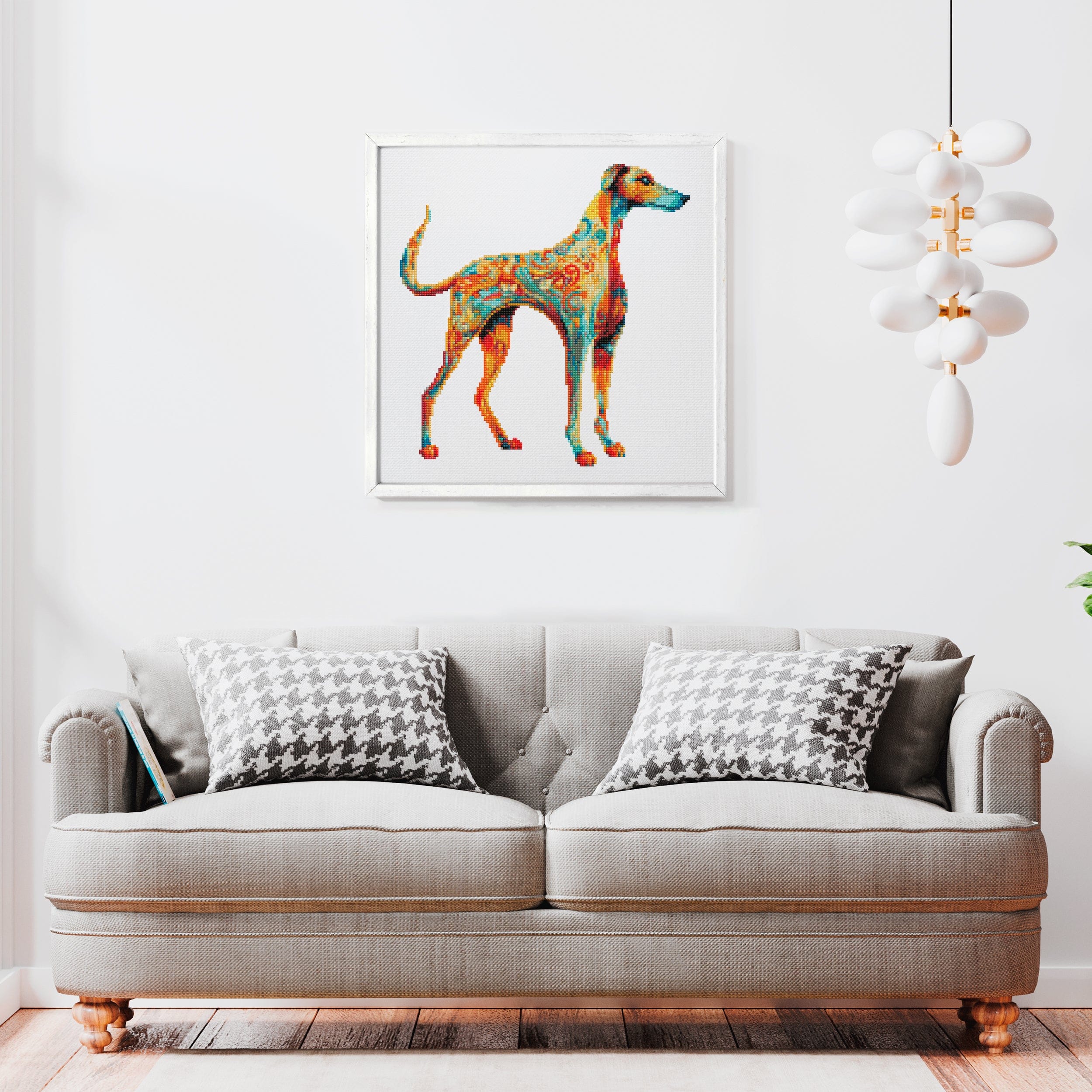 Greyhound Dog - Diamond Painting Kit - Image 2
