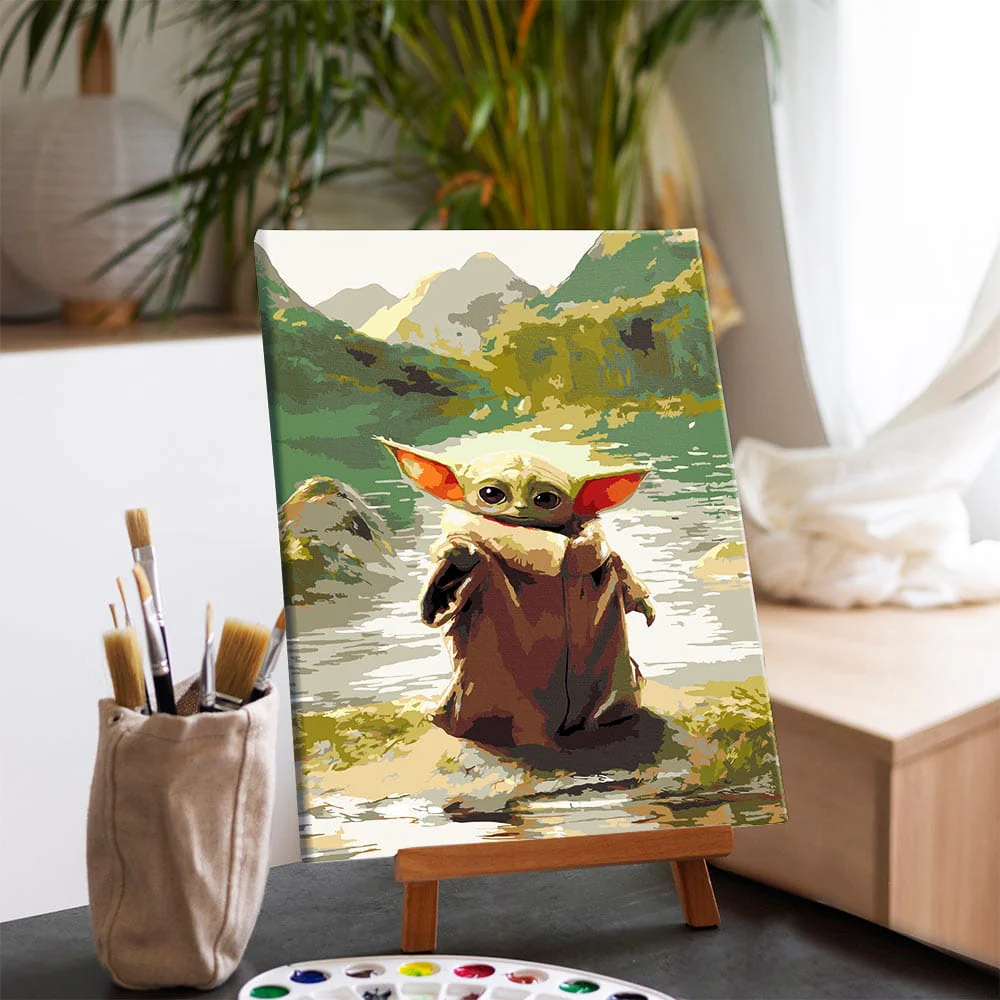 Grogu™ - Paint By Numbers Kit - Image 2