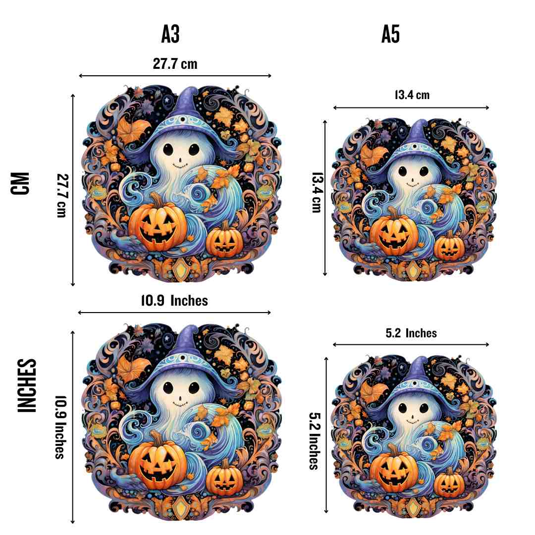 Halloween Ghost - Jigsaw Puzzle - Image 2