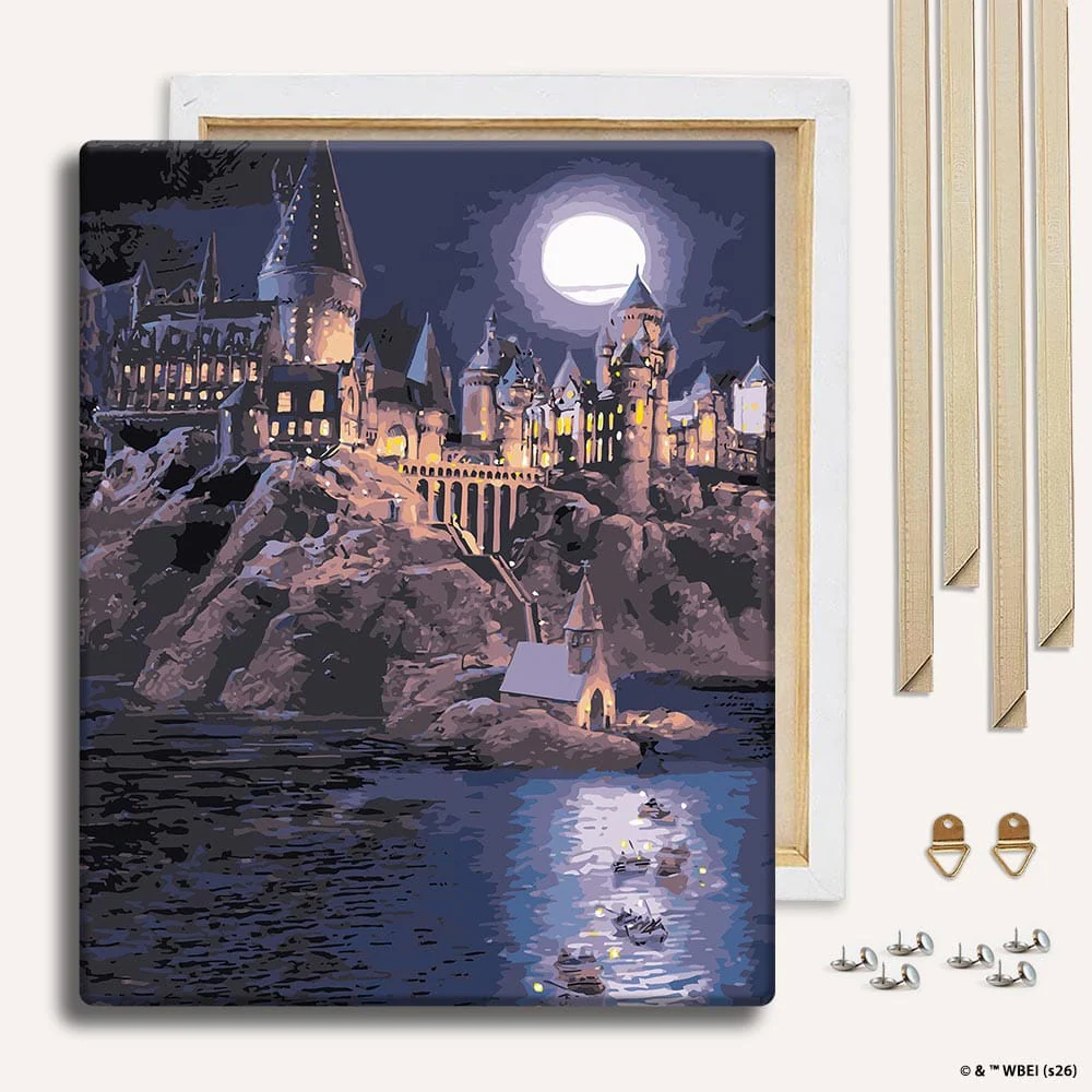 Boats To Hogwarts - Paint By Numbers Kit - Image 2