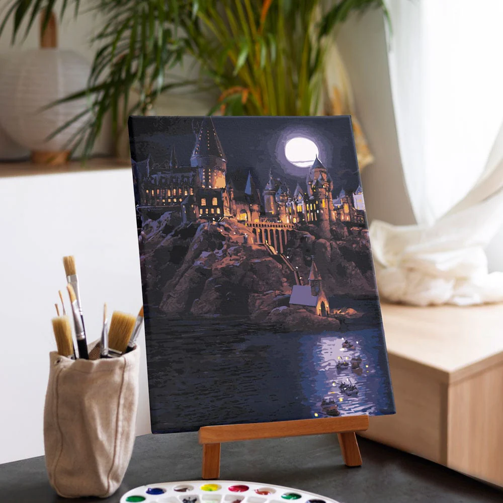 Boats To Hogwarts - Paint By Numbers Kit - Image 3