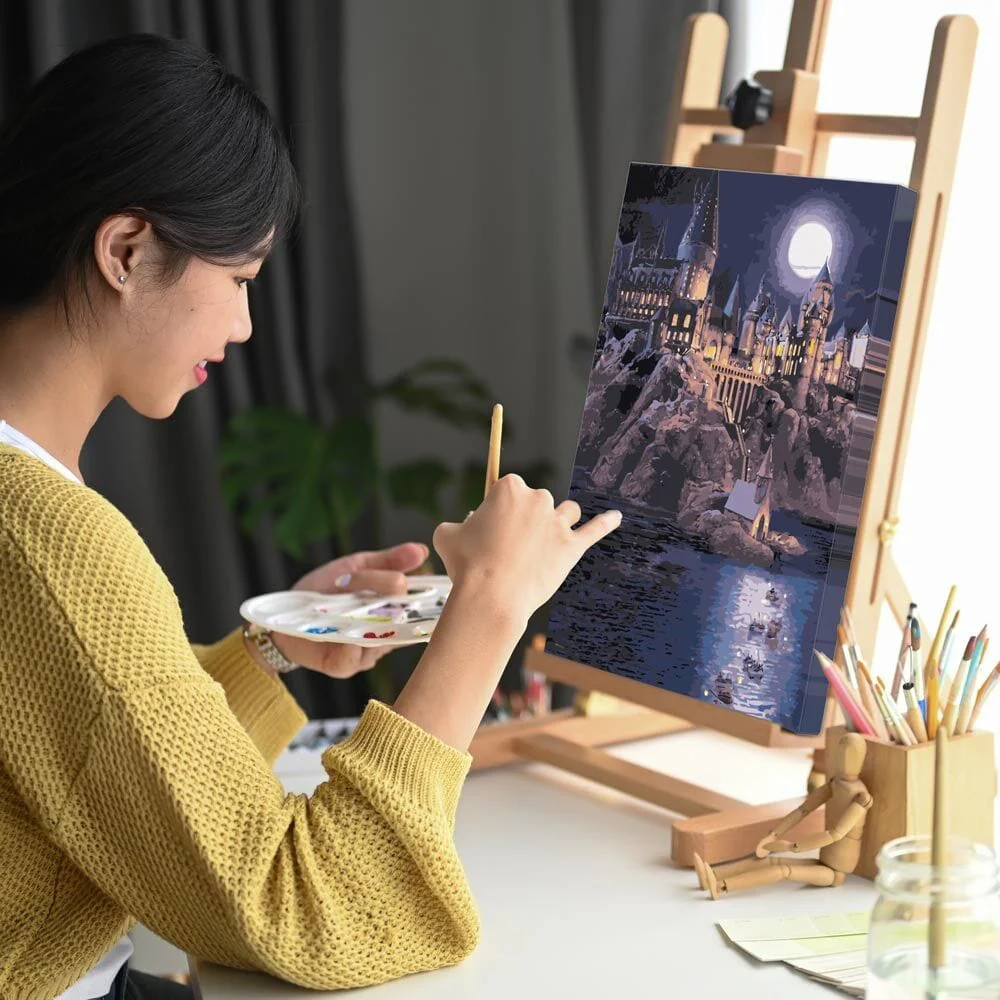 Boats To Hogwarts - Paint By Numbers Kit - Image 6