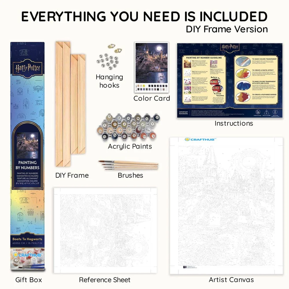 Boats To Hogwarts - Paint By Numbers Kit - Image 7