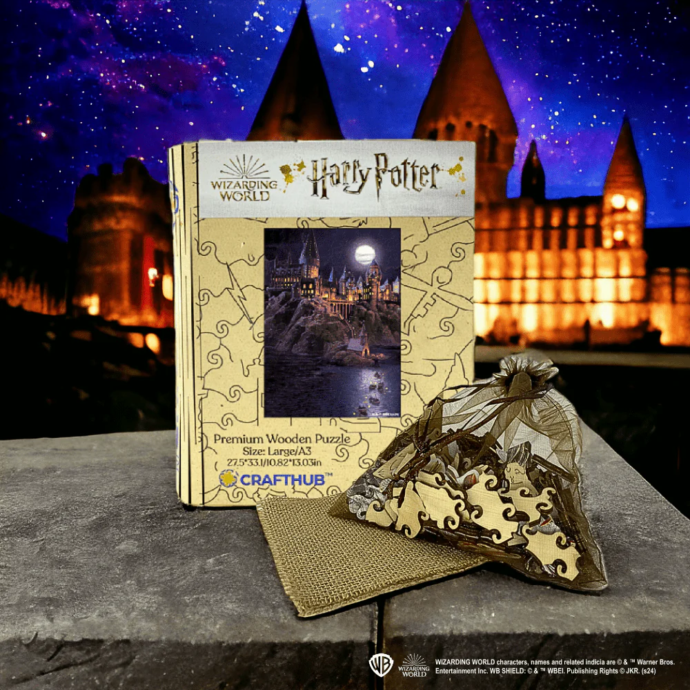 Harry Potter - Boats To Hogwarts Wooden Jigsaw Puzzle - Image 2