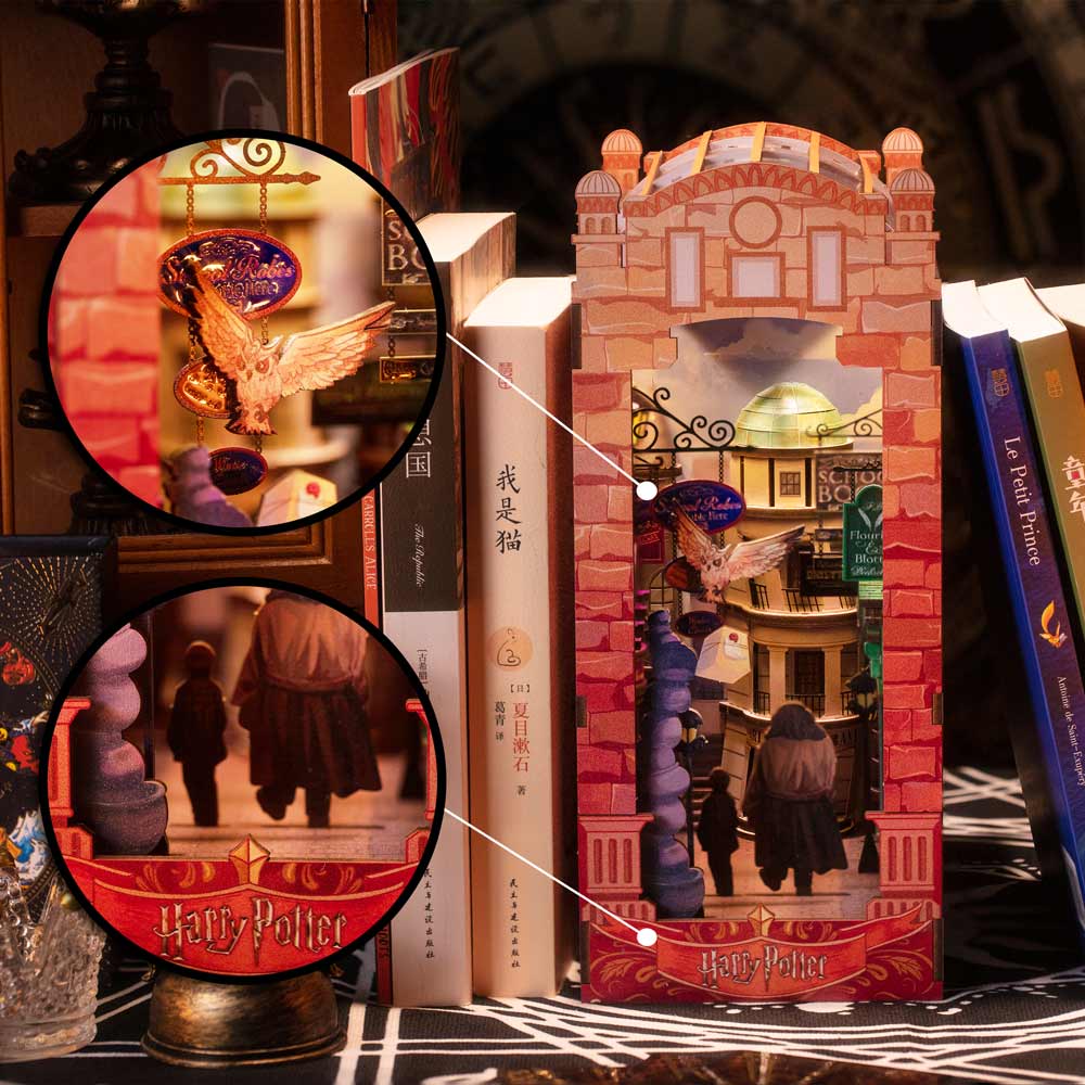 Harry Potter: Diagon Alley - DIY Book Nook Kit - Image 4