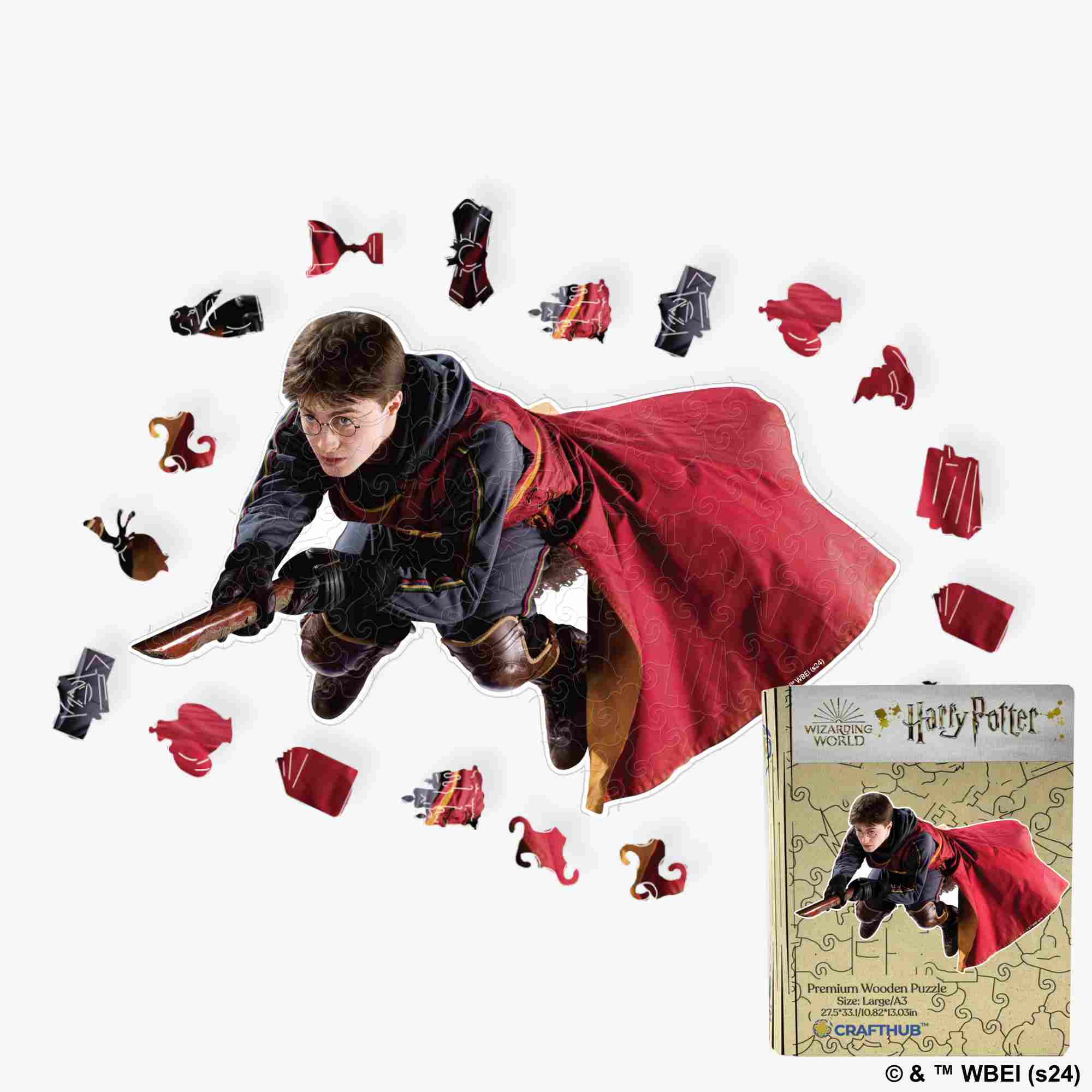 Harry Potter Gryffindor Seeker Wooden Jigsaw Puzzle
