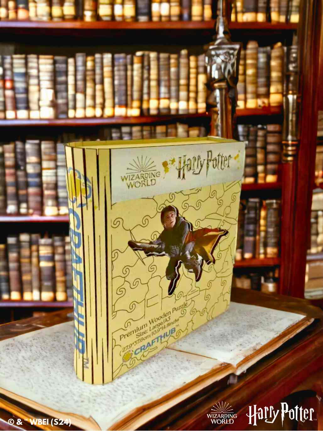 Harry Potter Quidditch Wooden Jigsaw Puzzle - Image 2