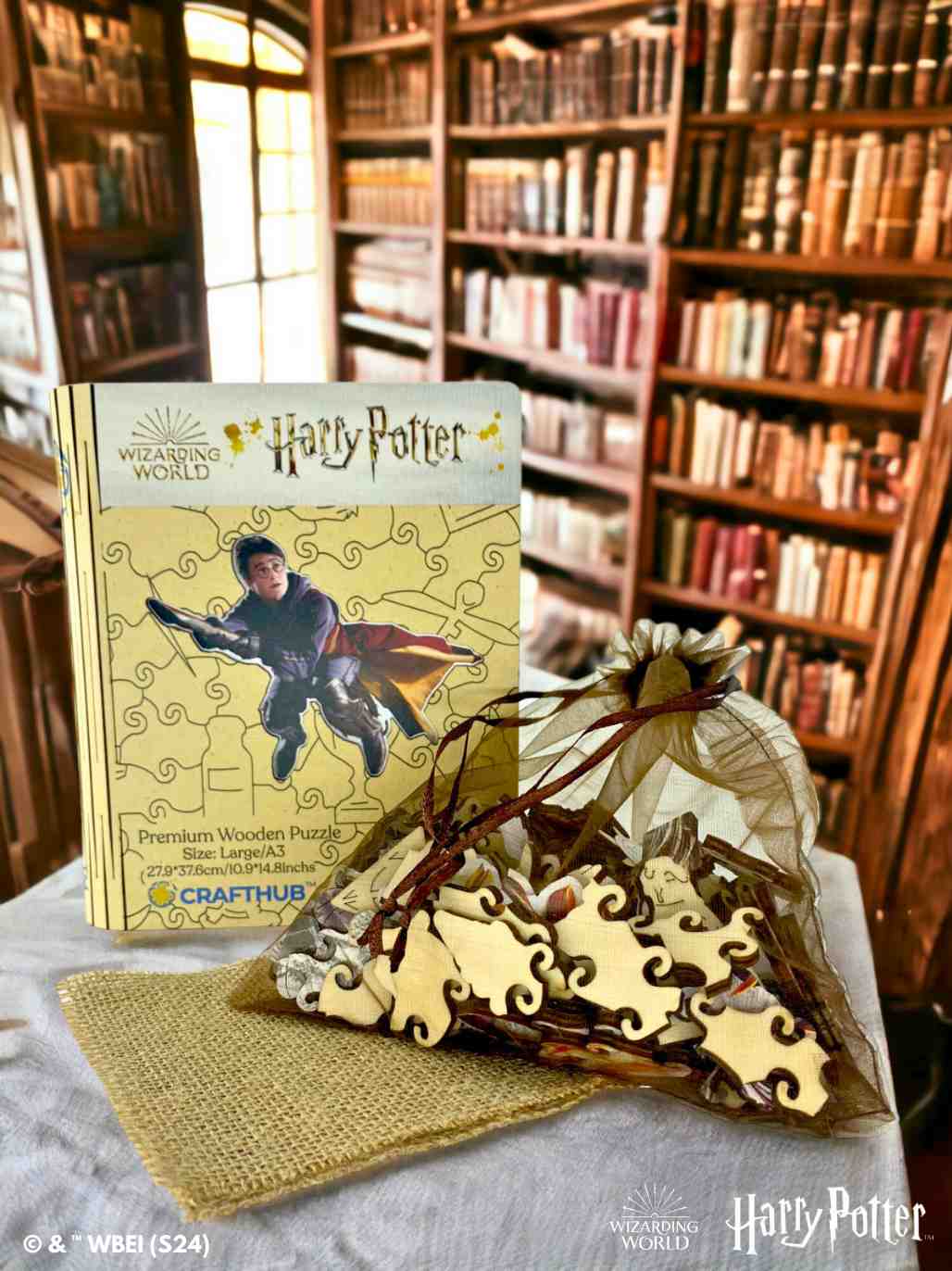 Harry Potter Quidditch Wooden Jigsaw Puzzle - Image 3