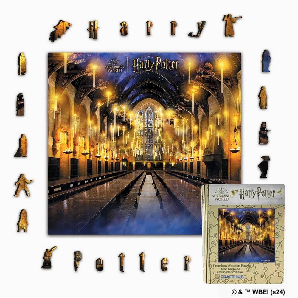 Harry Potter The Great Hall Wooden Jigsaw Puzzle - Image 3