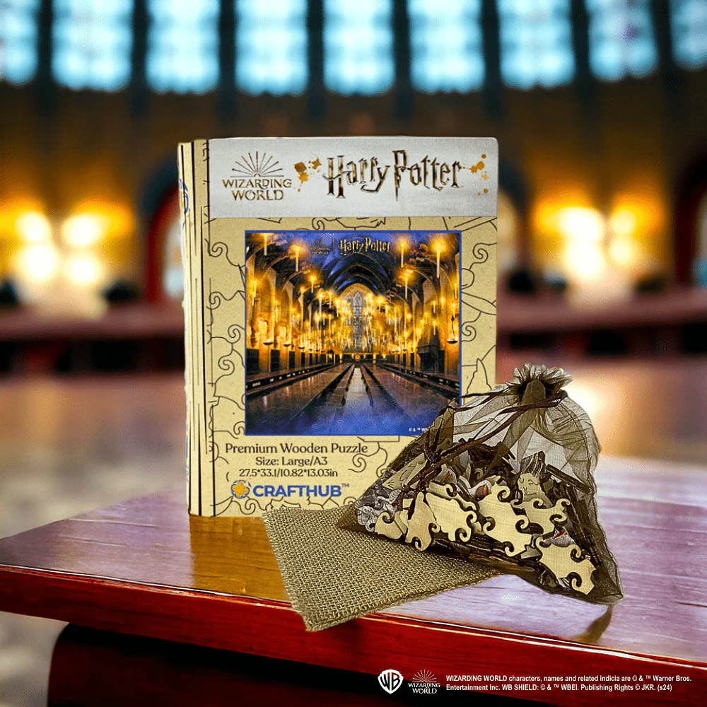 Harry Potter The Great Hall Wooden Jigsaw Puzzle - Image 4