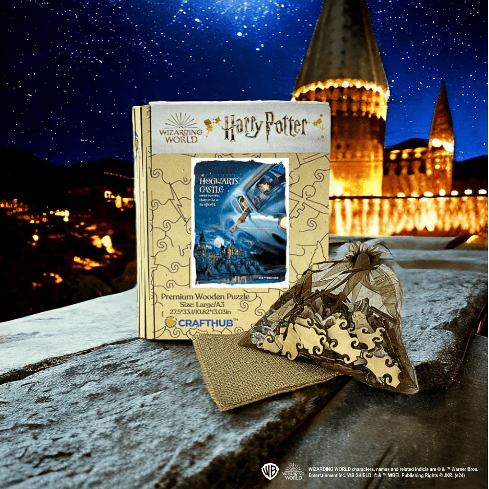 Harry Potter - Hogwarts Castle Journey Wooden Jigsaw Puzzle - Image 2
