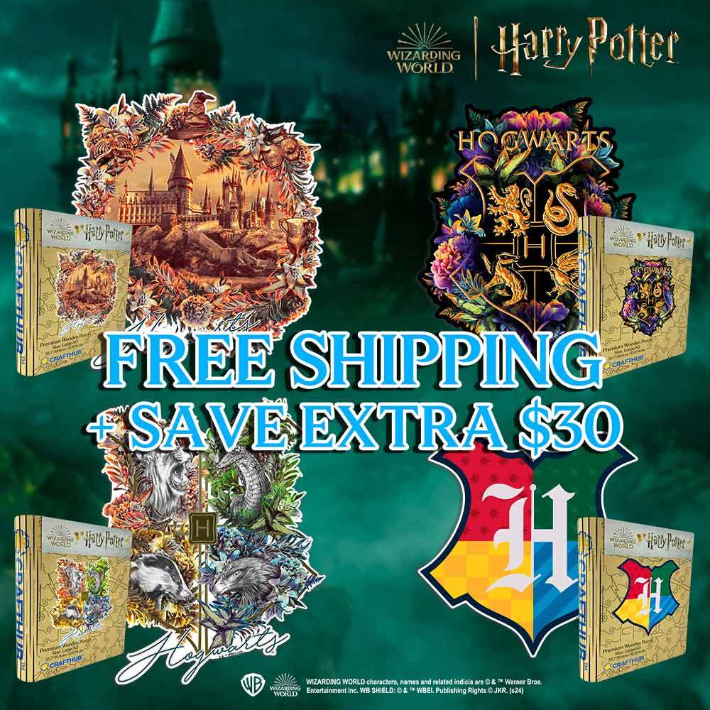 Harry Potter: Top 4 Bestselling Wooden Jigsaw Puzzles - Image 2