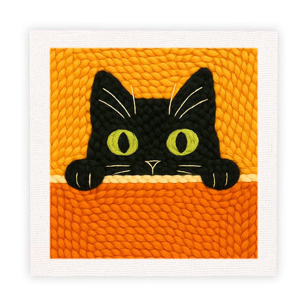 Hidden Cat - Punch Needle Kit