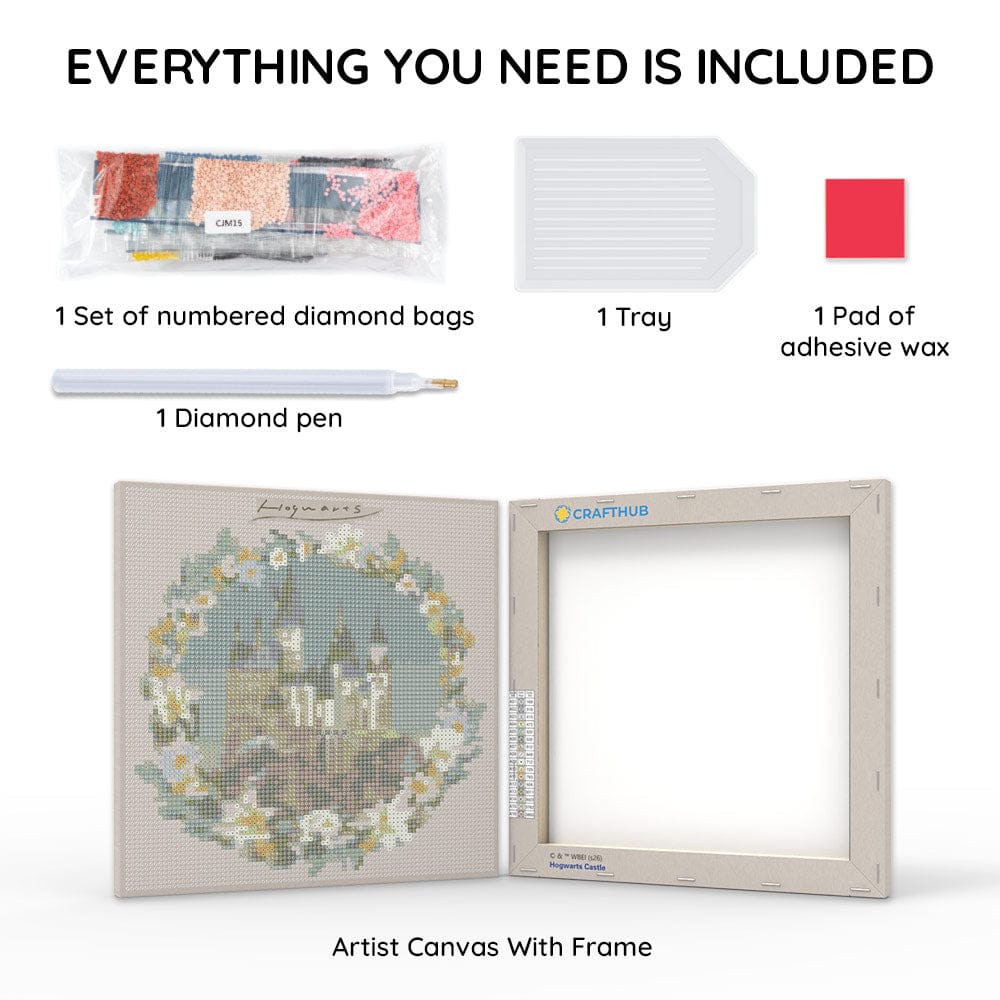 Hogwarts Castle - Framed Diamond Painting Kit - Image 3