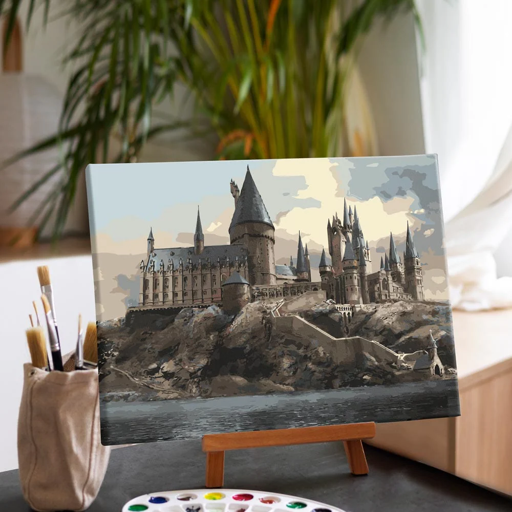 Hogwarts Castle - Paint By Numbers Kit - Image 3