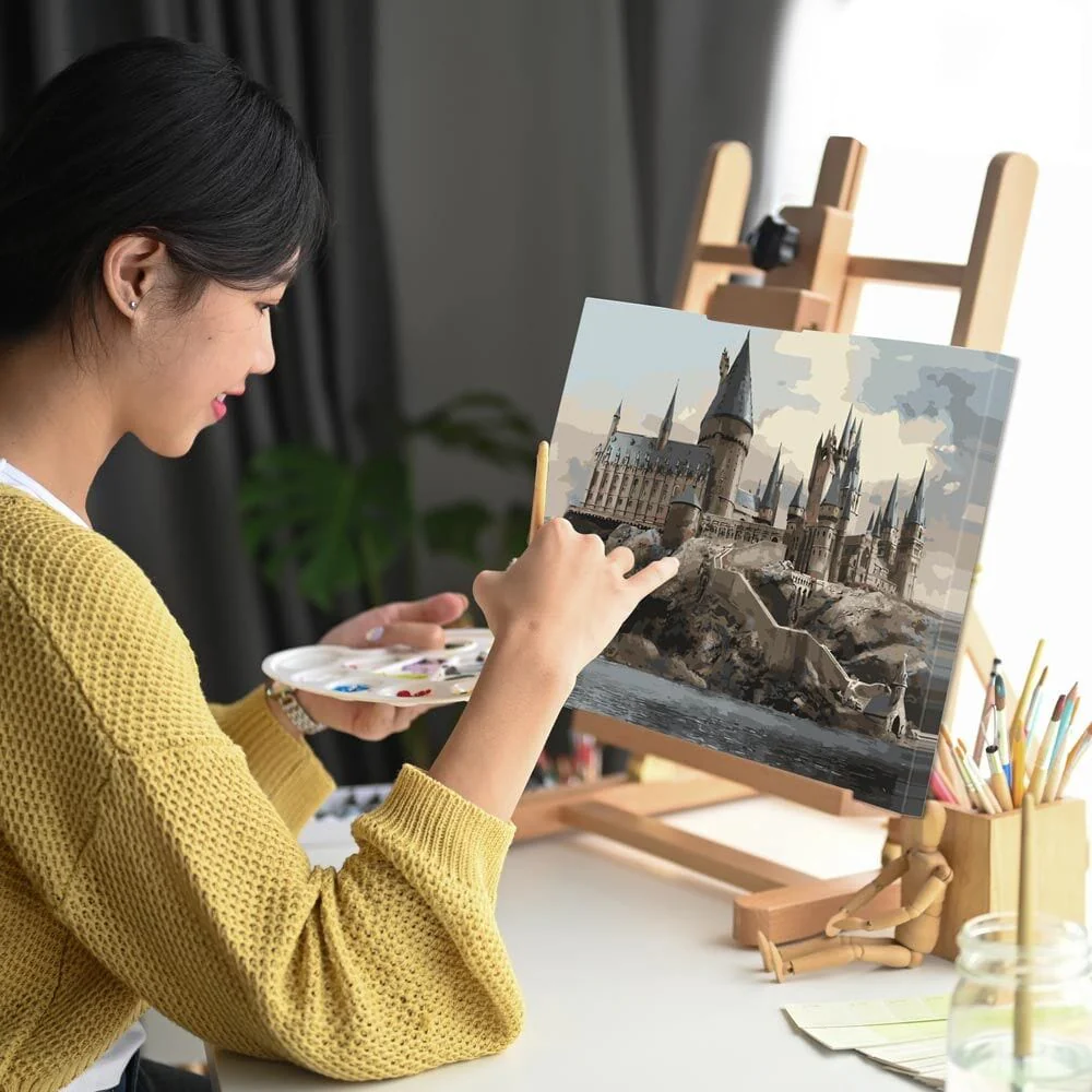 Hogwarts Castle - Paint By Numbers Kit - Image 5