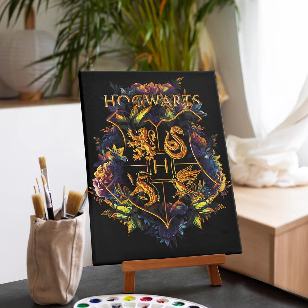 Hogwarts Crest - Paint By Numbers Kit - Image 3