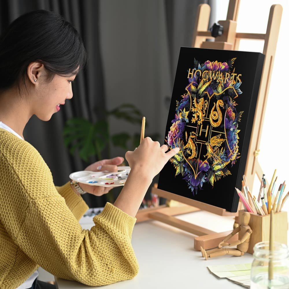 Hogwarts Crest - Paint By Numbers Kit - Image 6