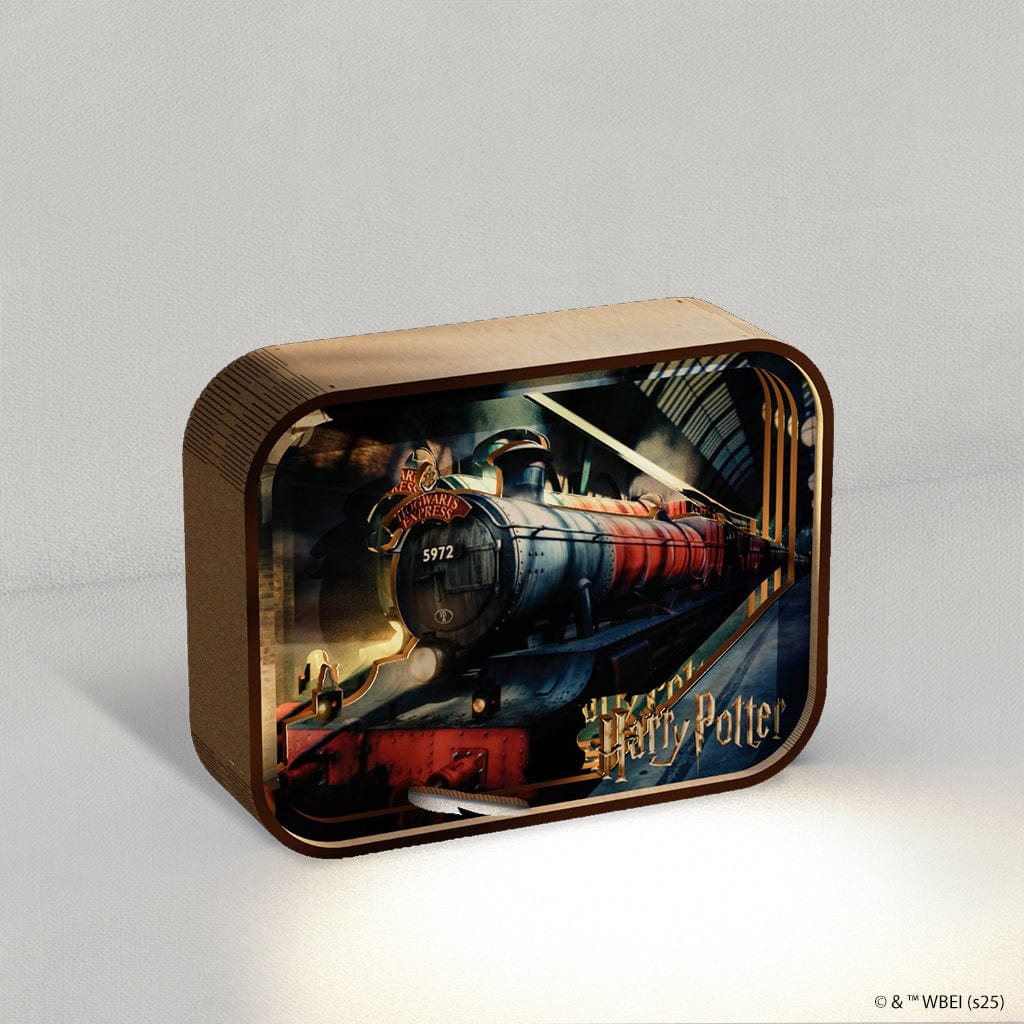 Hogwarts Express - 3D DIY Wooden Puzzle Night Lamp - Image 3