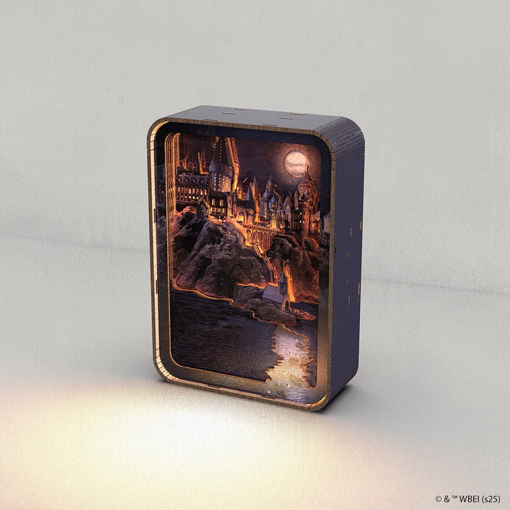 Hogwarts In The Moonlight - 3D DIY Wooden Puzzle Night Lamp - Image 3