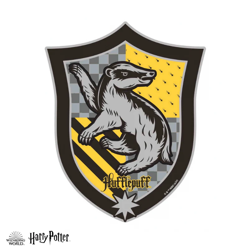Harry Potter - Hufflepuff Crest - House Prides Wooden Jigsaw Puzzle - Image 4