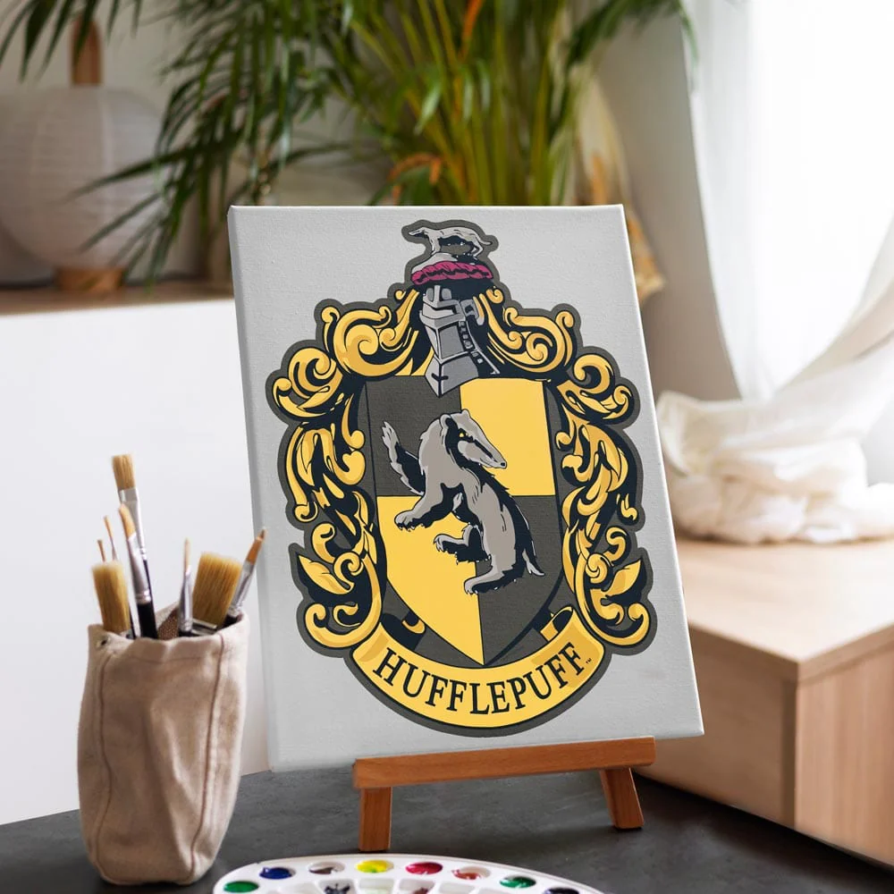 Hufflepuff Crest - Paint By Numbers Kit - Image 3