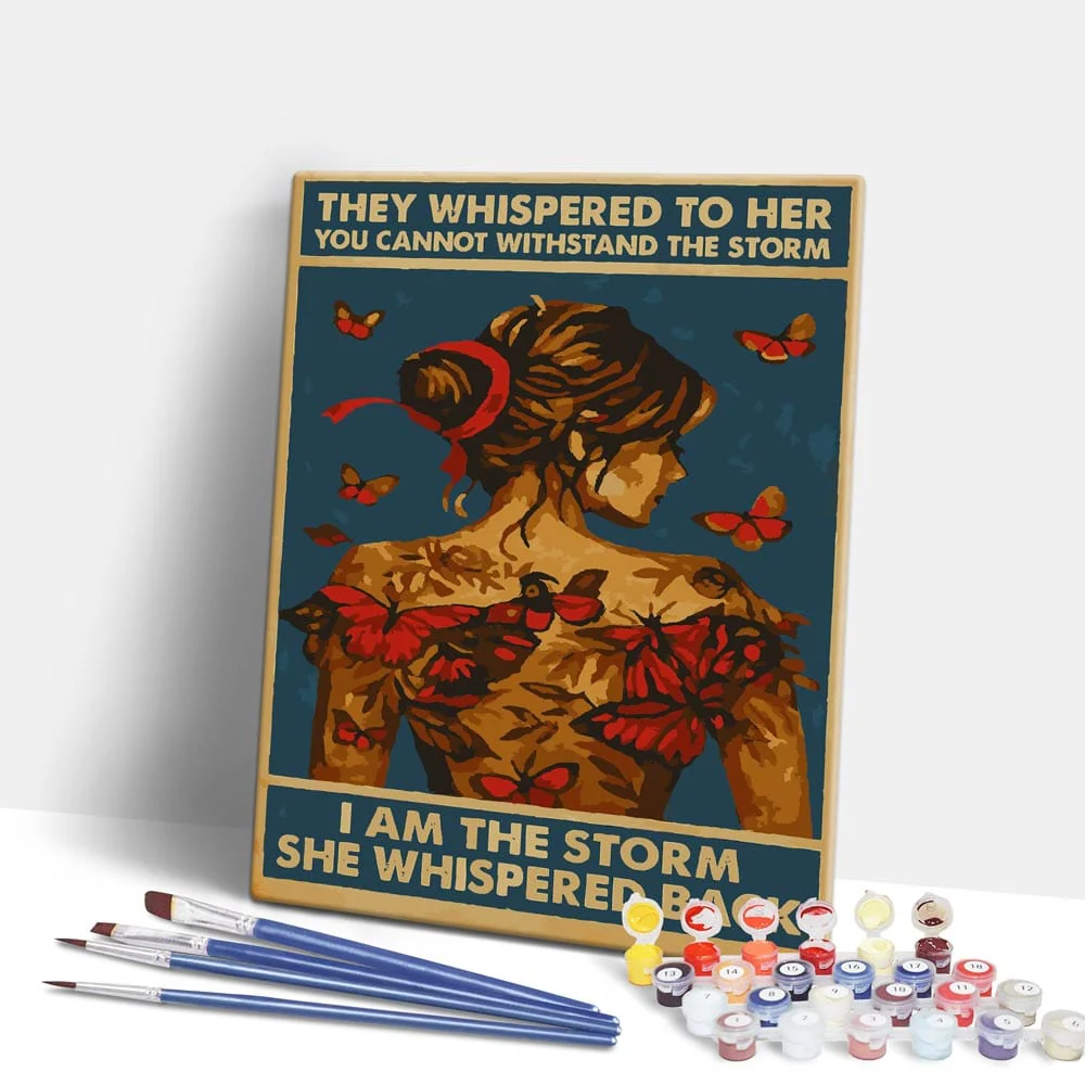 I Am The Storm - Paint By Numbers Kit - Image 2