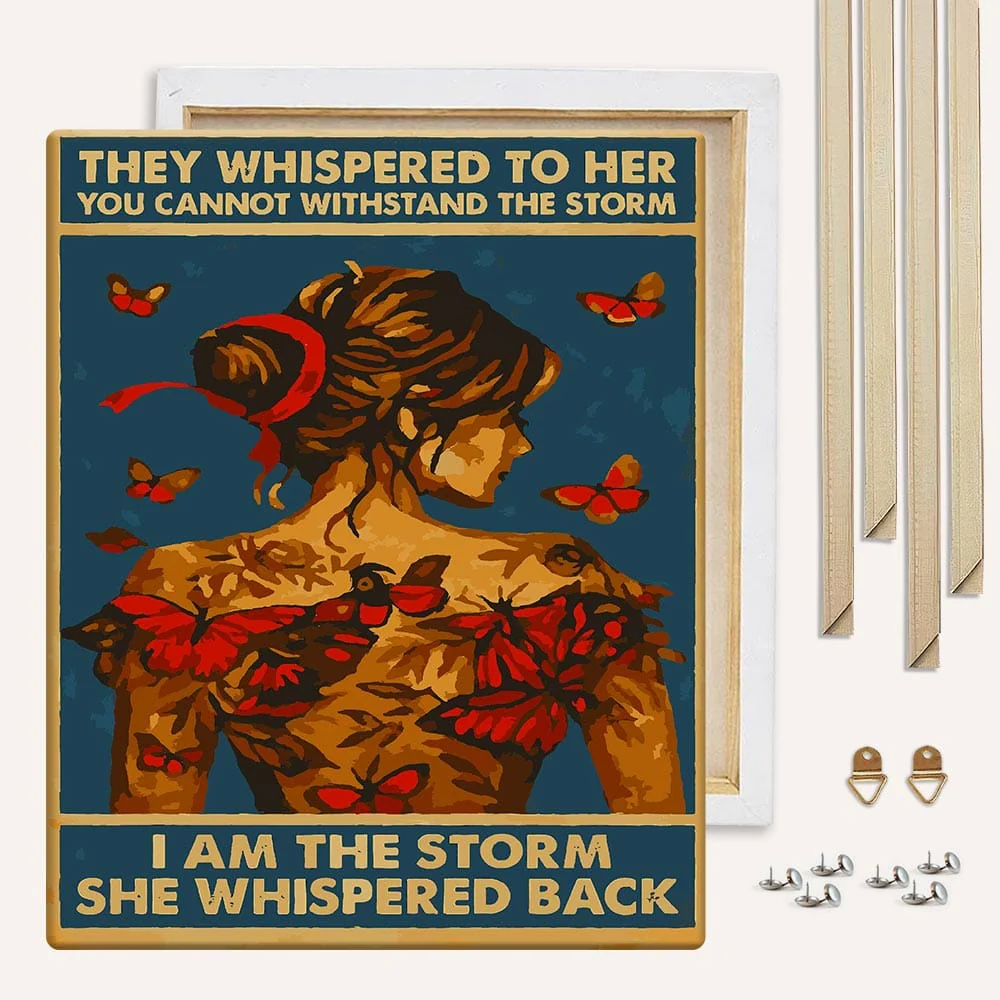 I Am The Storm - Paint By Numbers Kit - Image 3