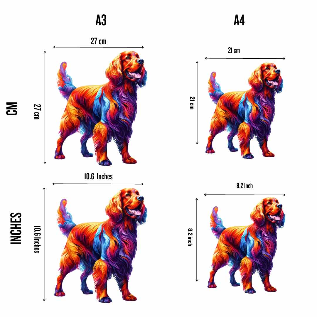 Irish Setter Dog - Jigsaw Puzzle - Image 2
