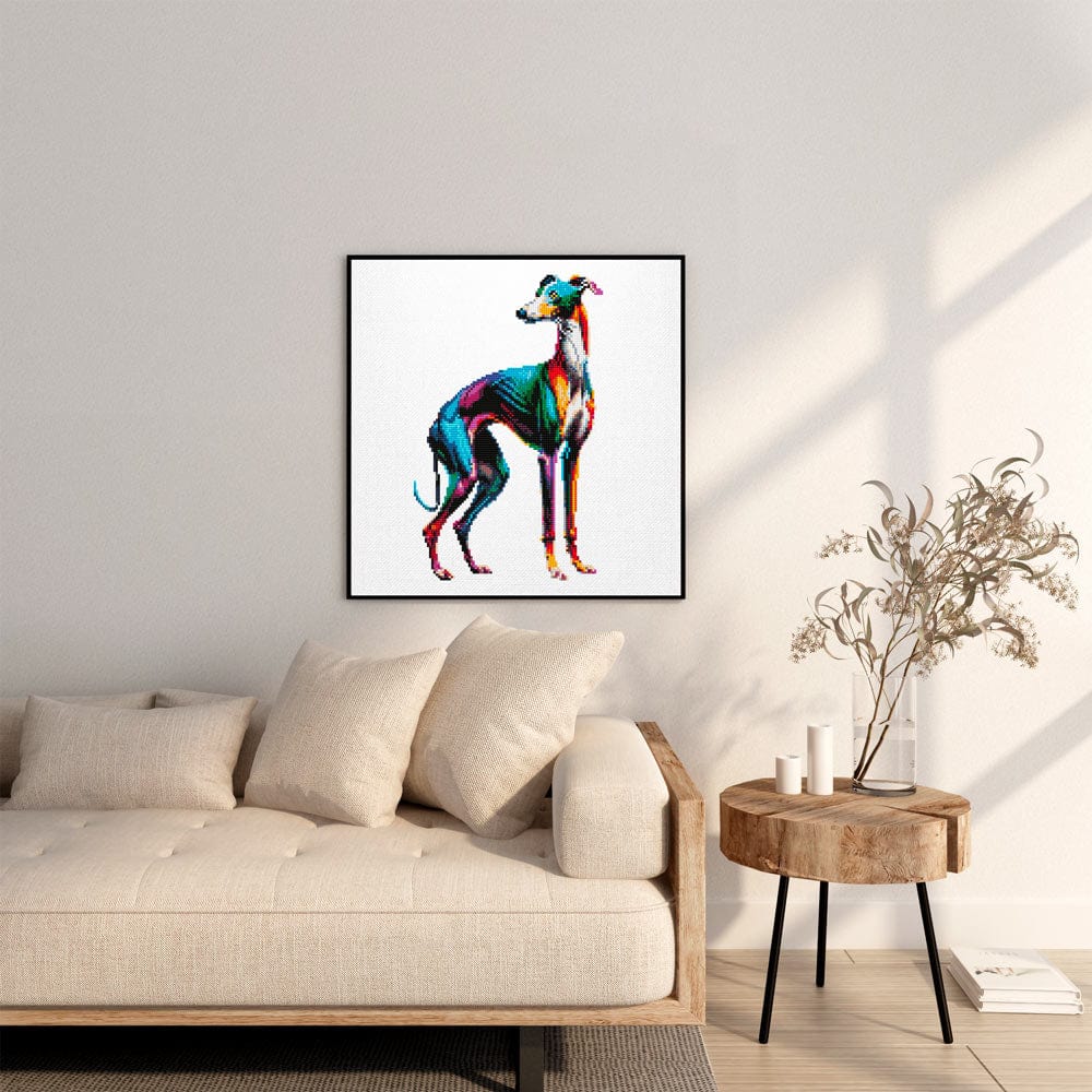 Italian Greyhound Dog - Diamond Painting Kit - Image 2