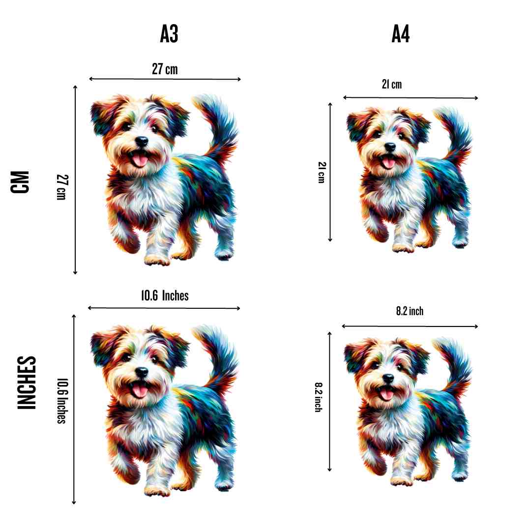 Jack-A-Poo Dog - Jigsaw Puzzle - Image 2