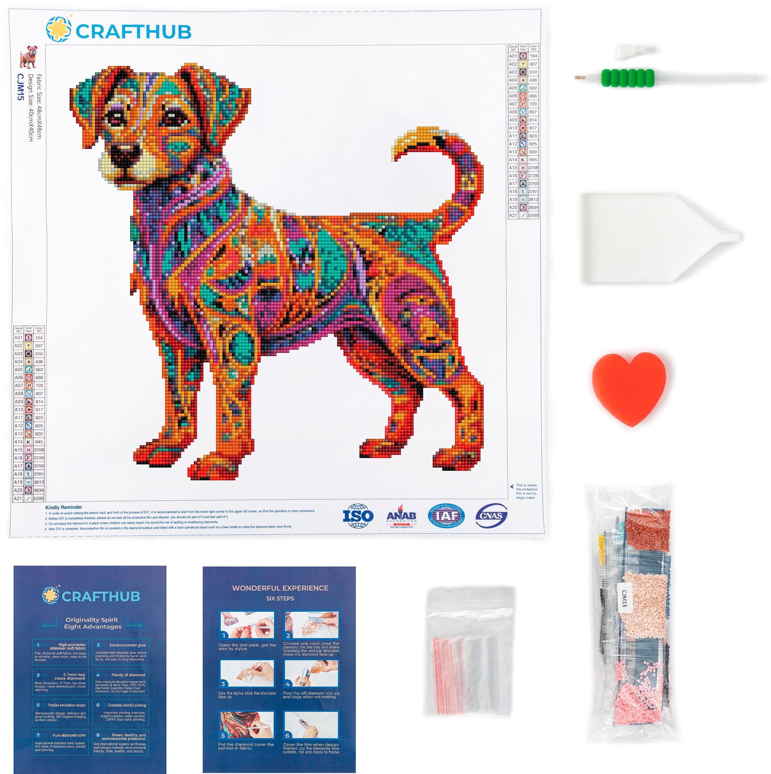 Jack Russel Dog - Diamond Painting Kit - Image 3