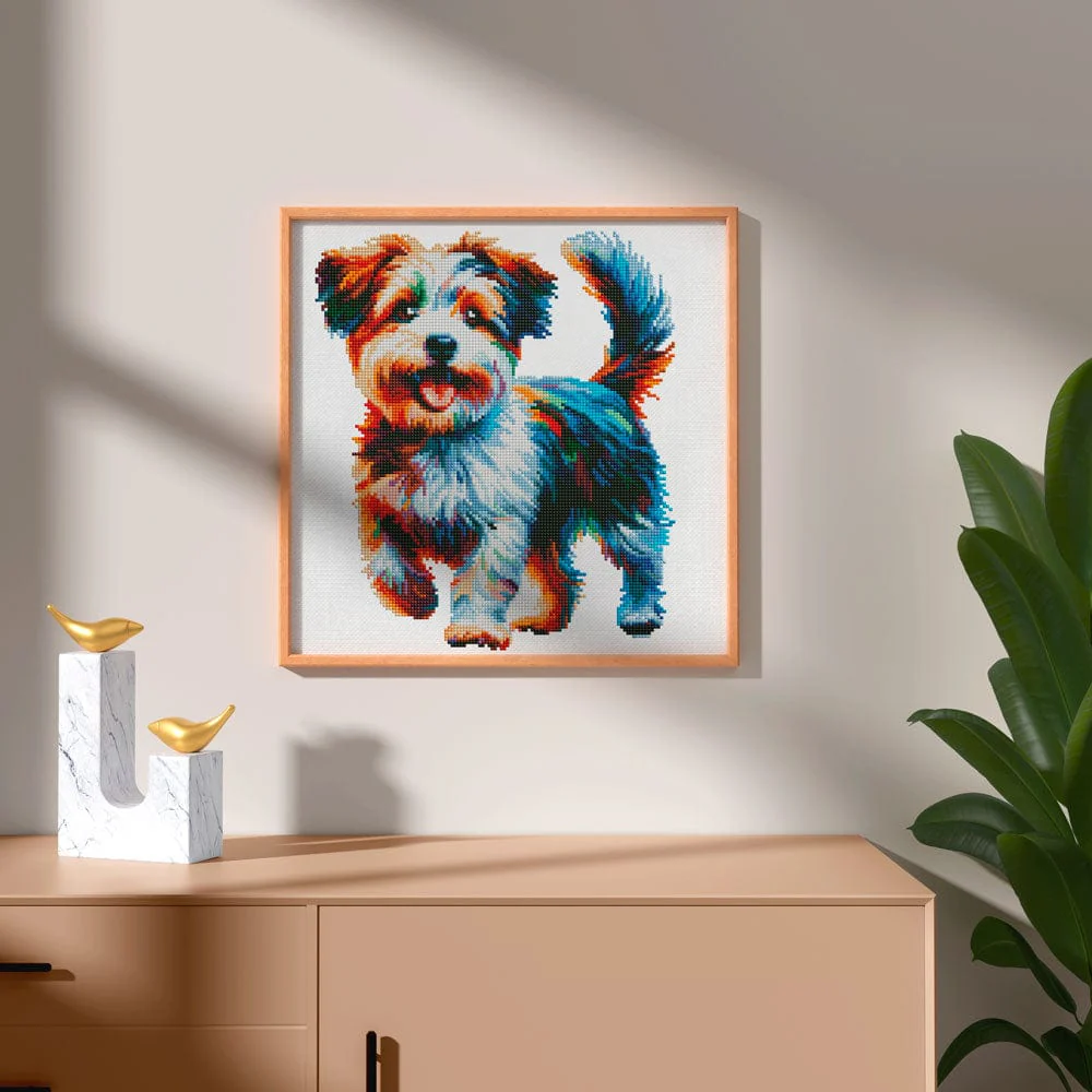 Jackapoo Dog - Diamond Painting Kit - Image 2