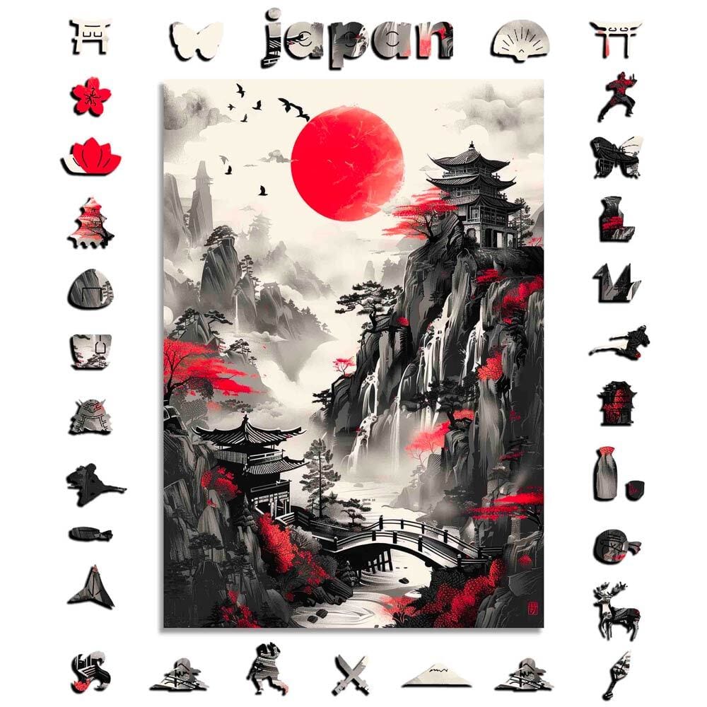 Japan’s Rising Sun - Jigsaw Puzzle - Image 3