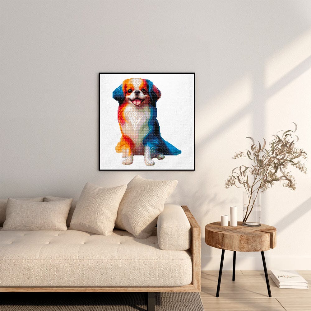 Japanese Chin Dog - Diamond Painting Kit - Image 2