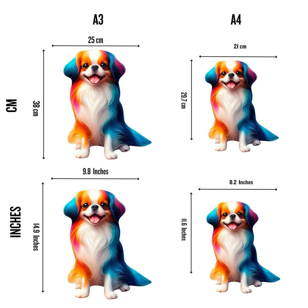 Japanese Chin Dog - Jigsaw Puzzle - Image 4